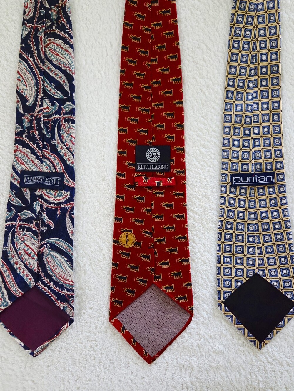 Vintage!!! Classic Men's Silk Ties Bundle of 3
